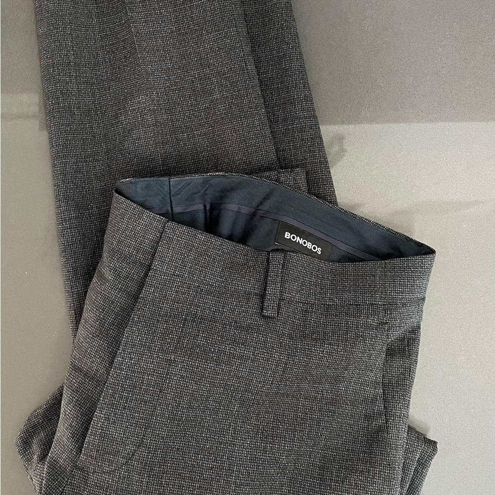 Bonobos Gray Dress Pants 33/32